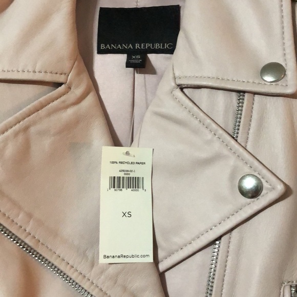 Leather Banana Republic Moto jacket - Picture 2 of 8